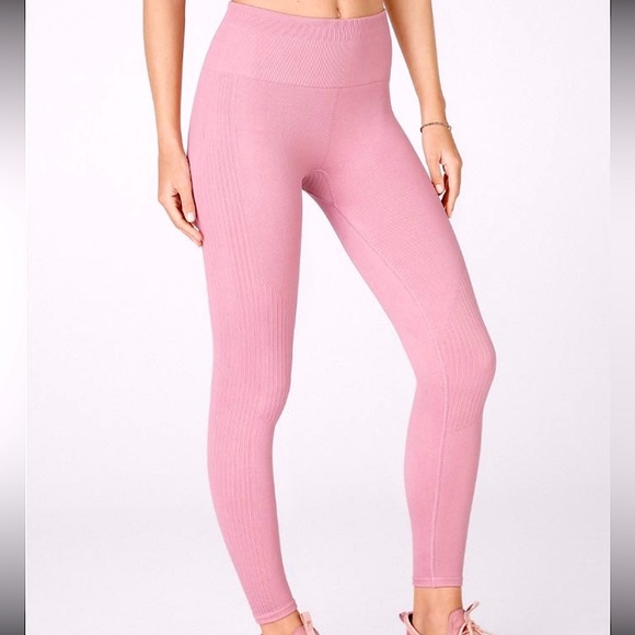 Fabletics Pants - Fabletics high waisted rib 7/8 leggings